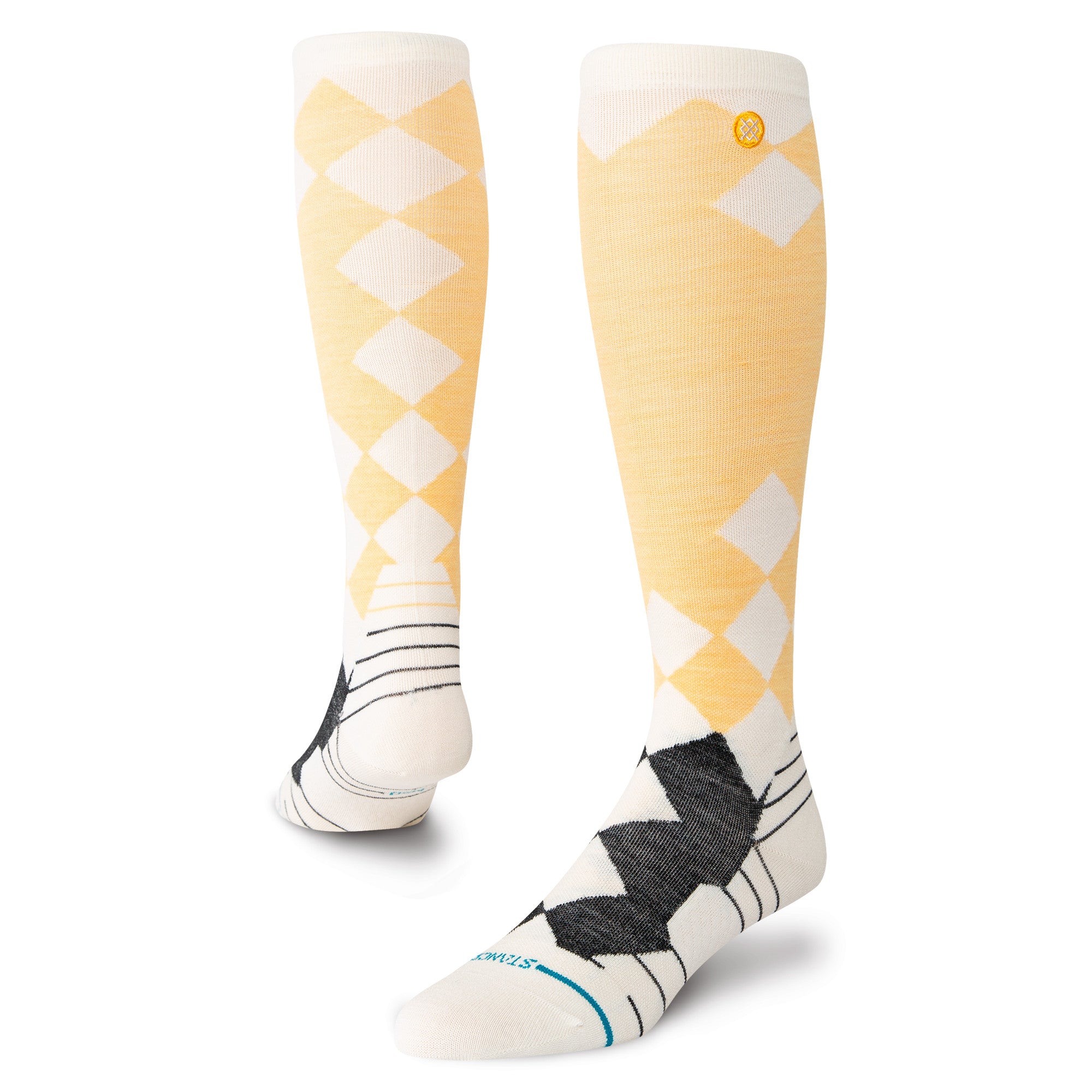 Stance Dymound Ul Wool Snow Sock in Cream 2025