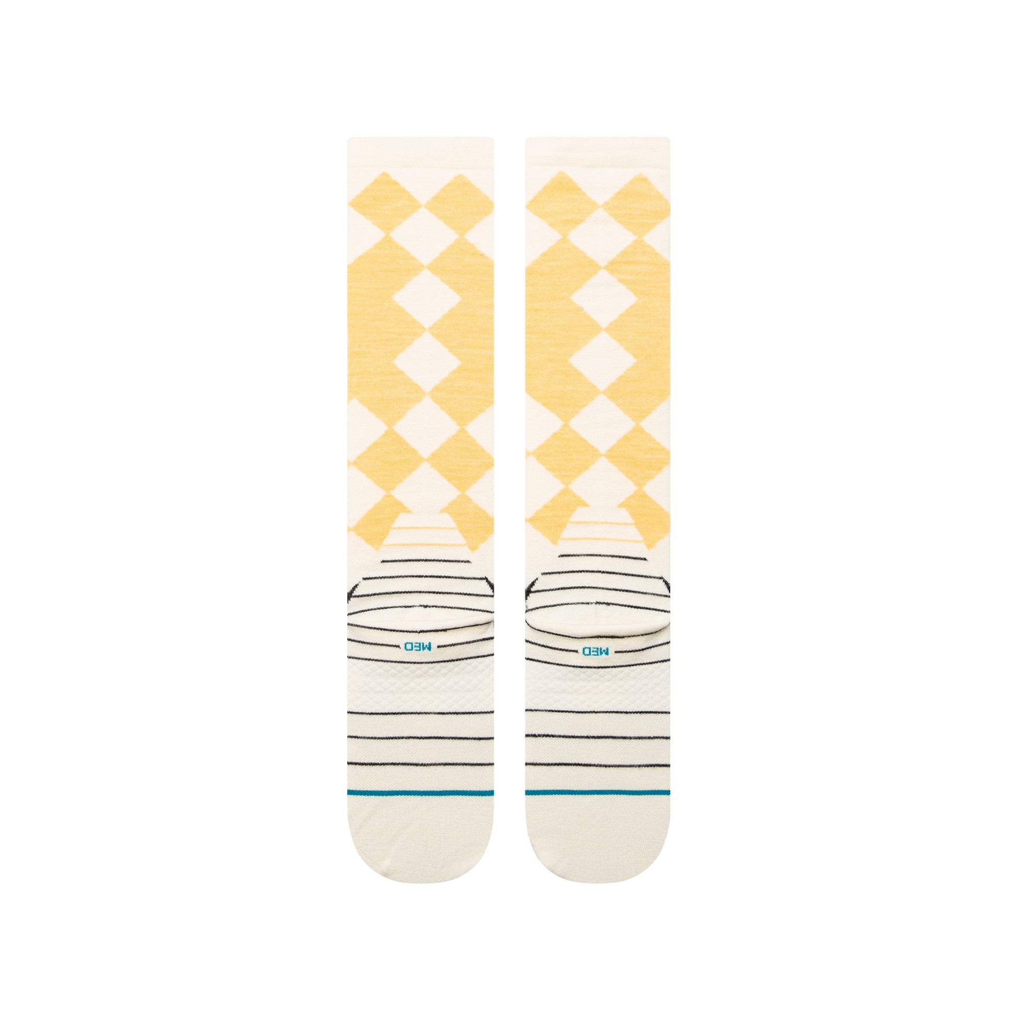 Stance Dymound Ul Wool Snow Sock in Cream 2025