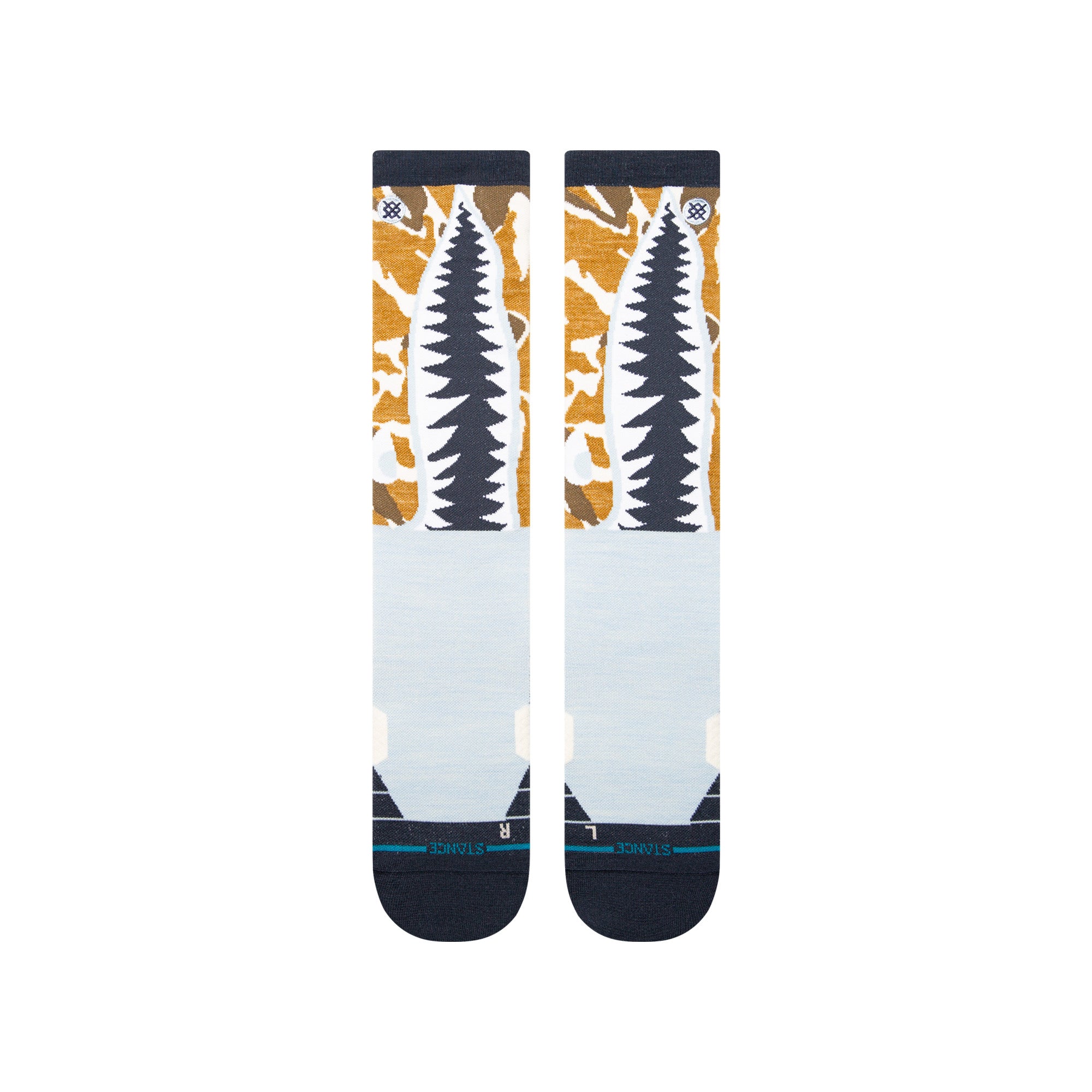 Stance Warbird Ul Wool Snow Sock in Iceblue 2025