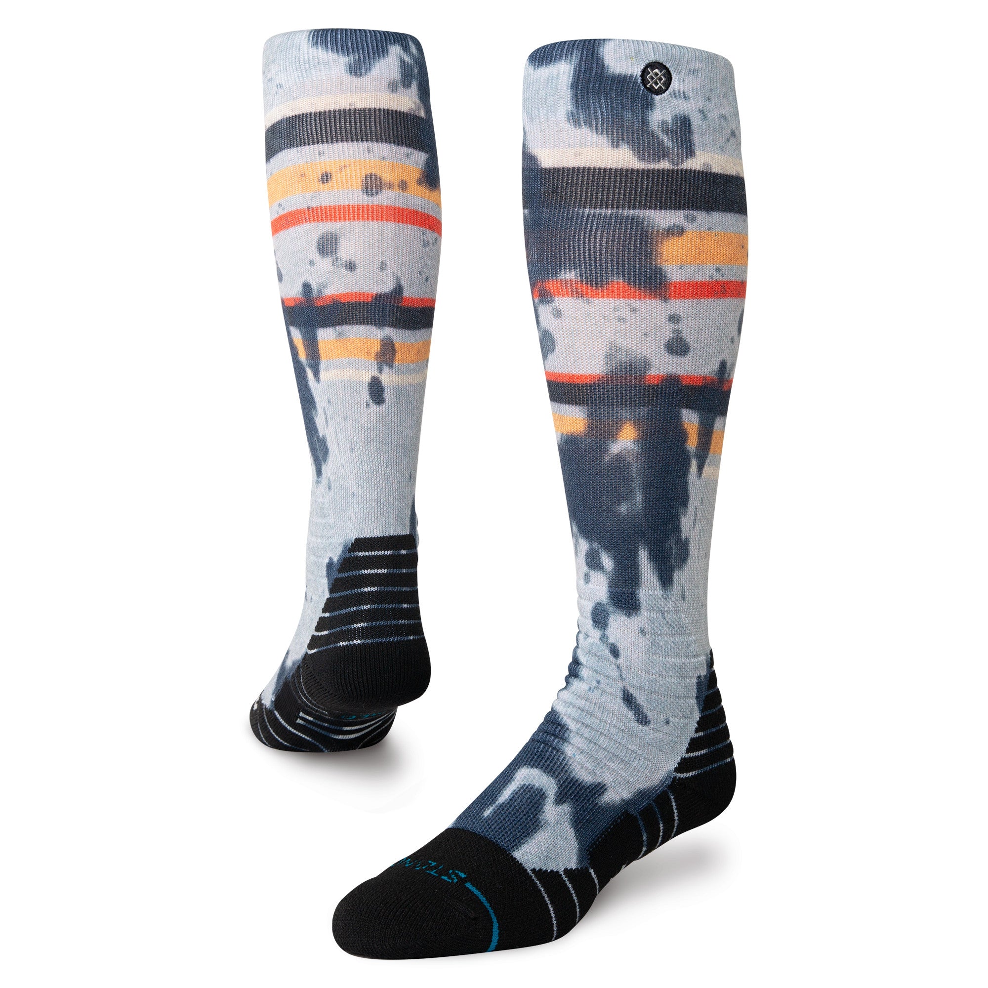 Stance Brong Snow Sock in Greyred 2025