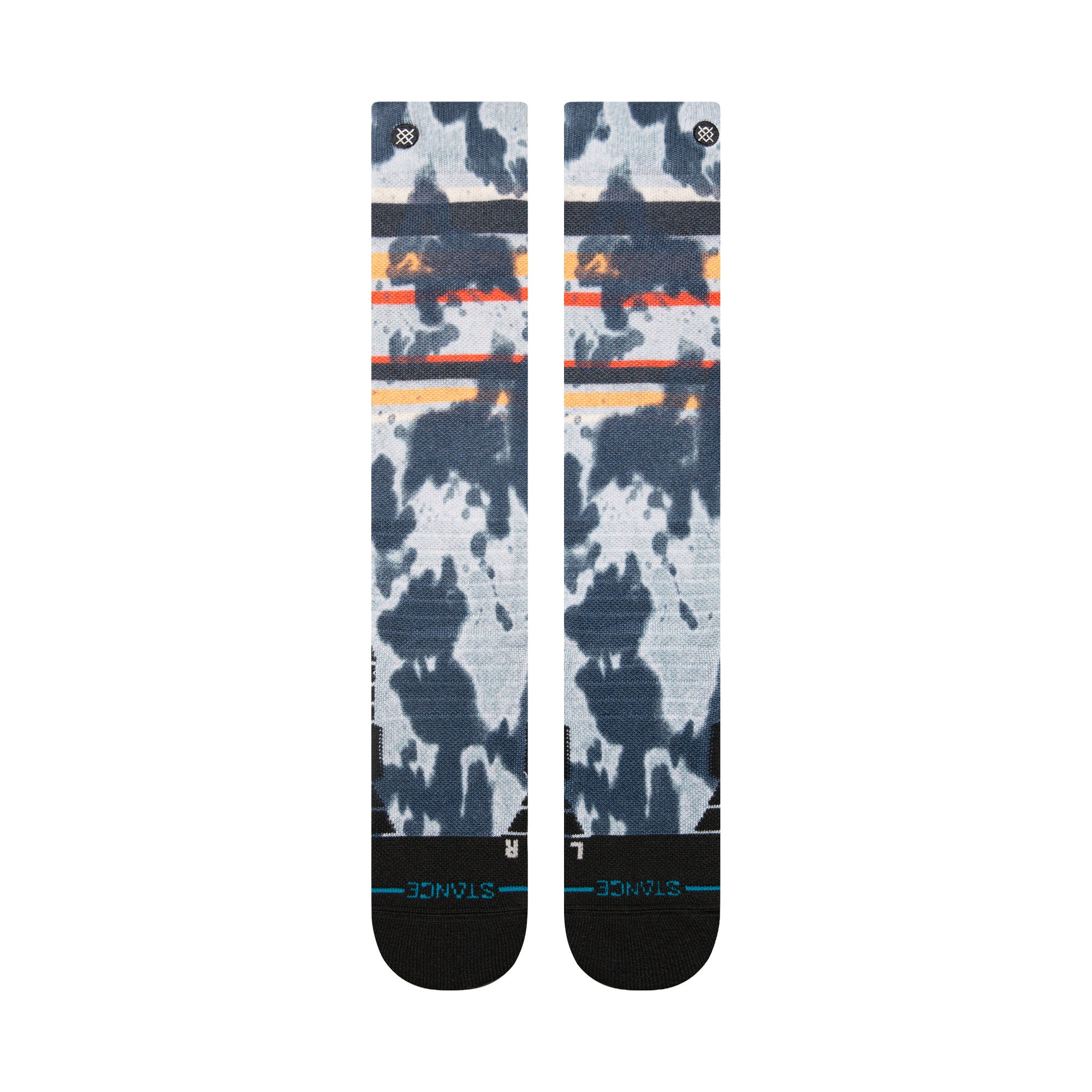 Stance Brong Snow Sock in Greyred 2025