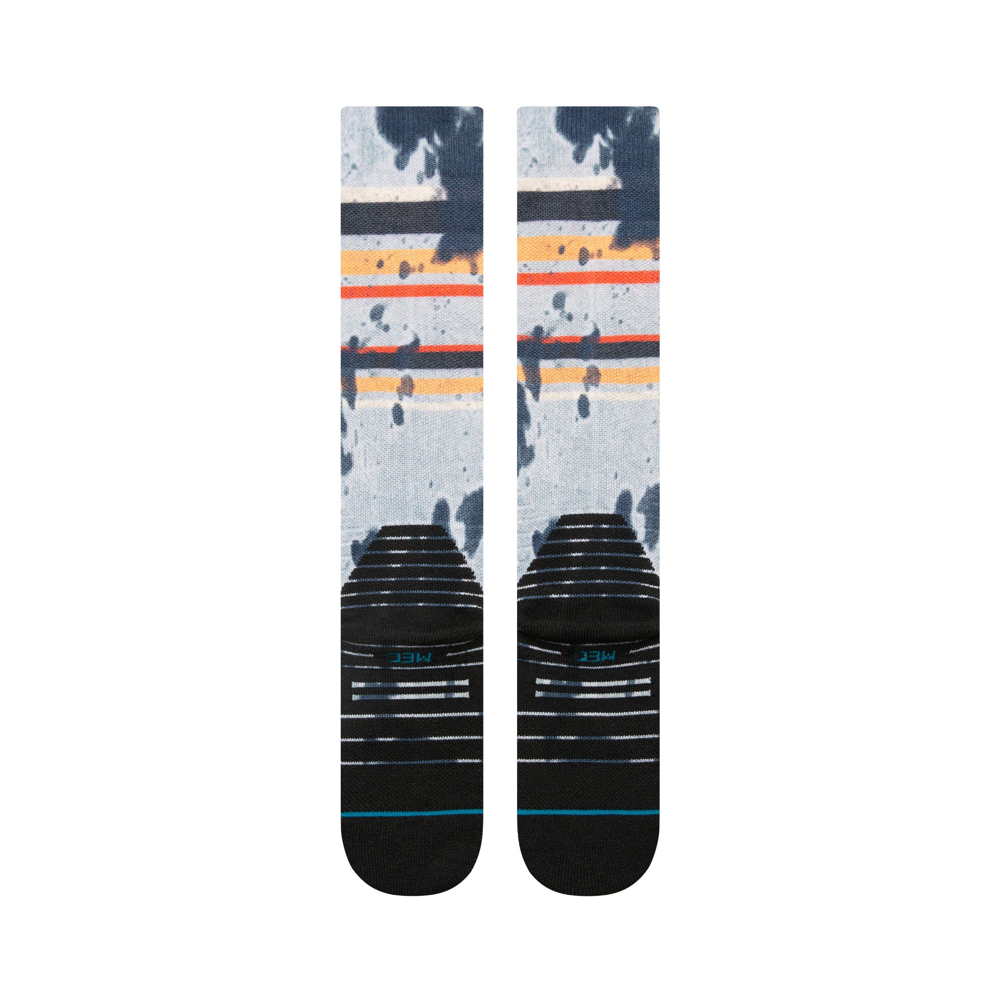 Stance Brong Snow Sock in Greyred 2025