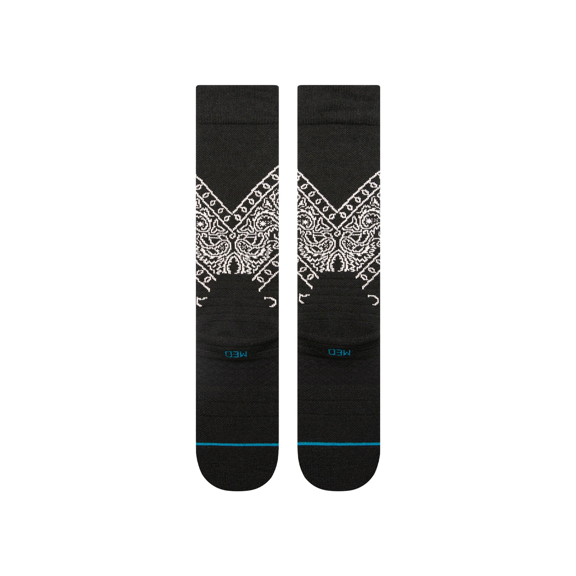 Stance Barrio Mid Wool Snow Sock in Black 2025