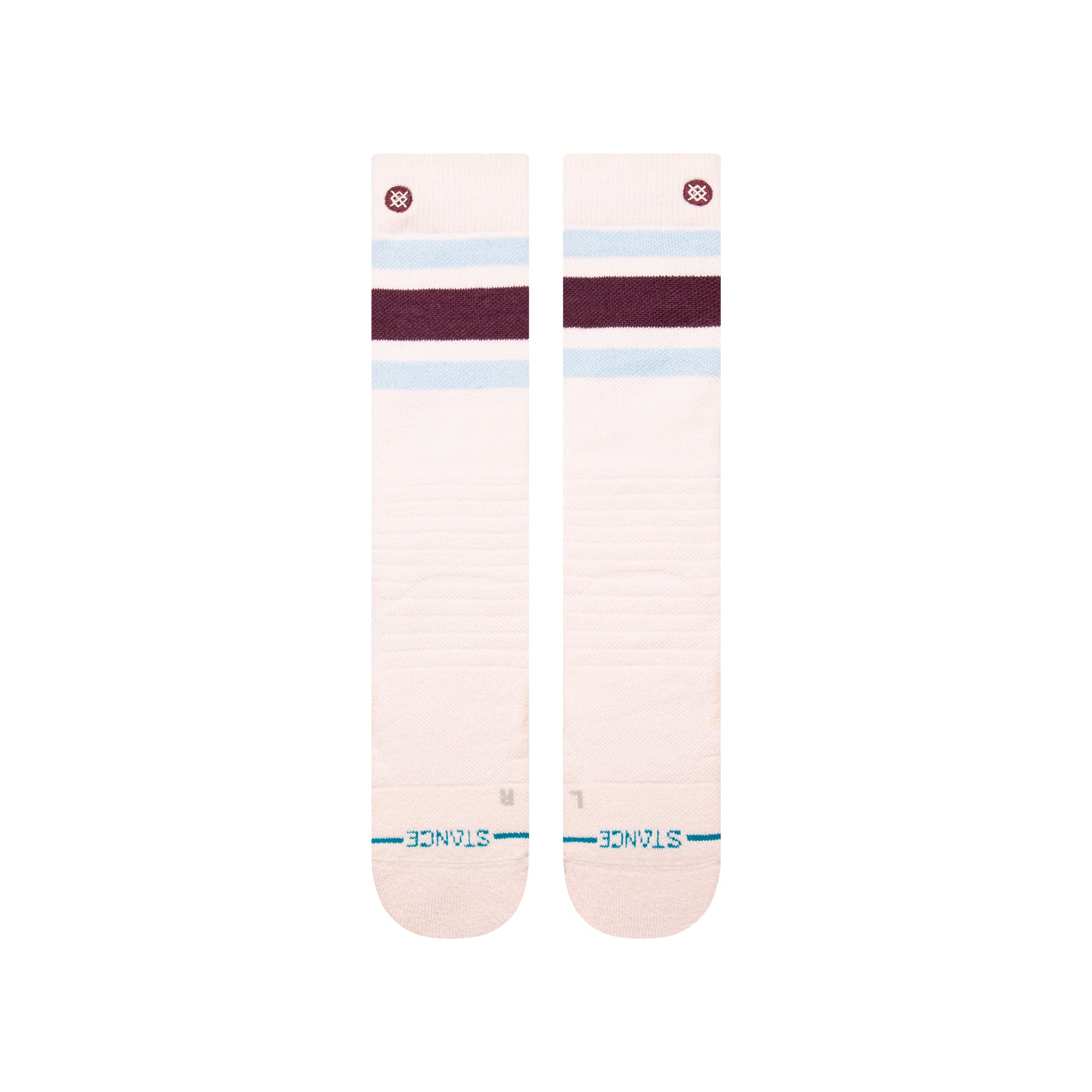 Stance Boyd Mid Wool Snow Sock in Pinkfade 2025