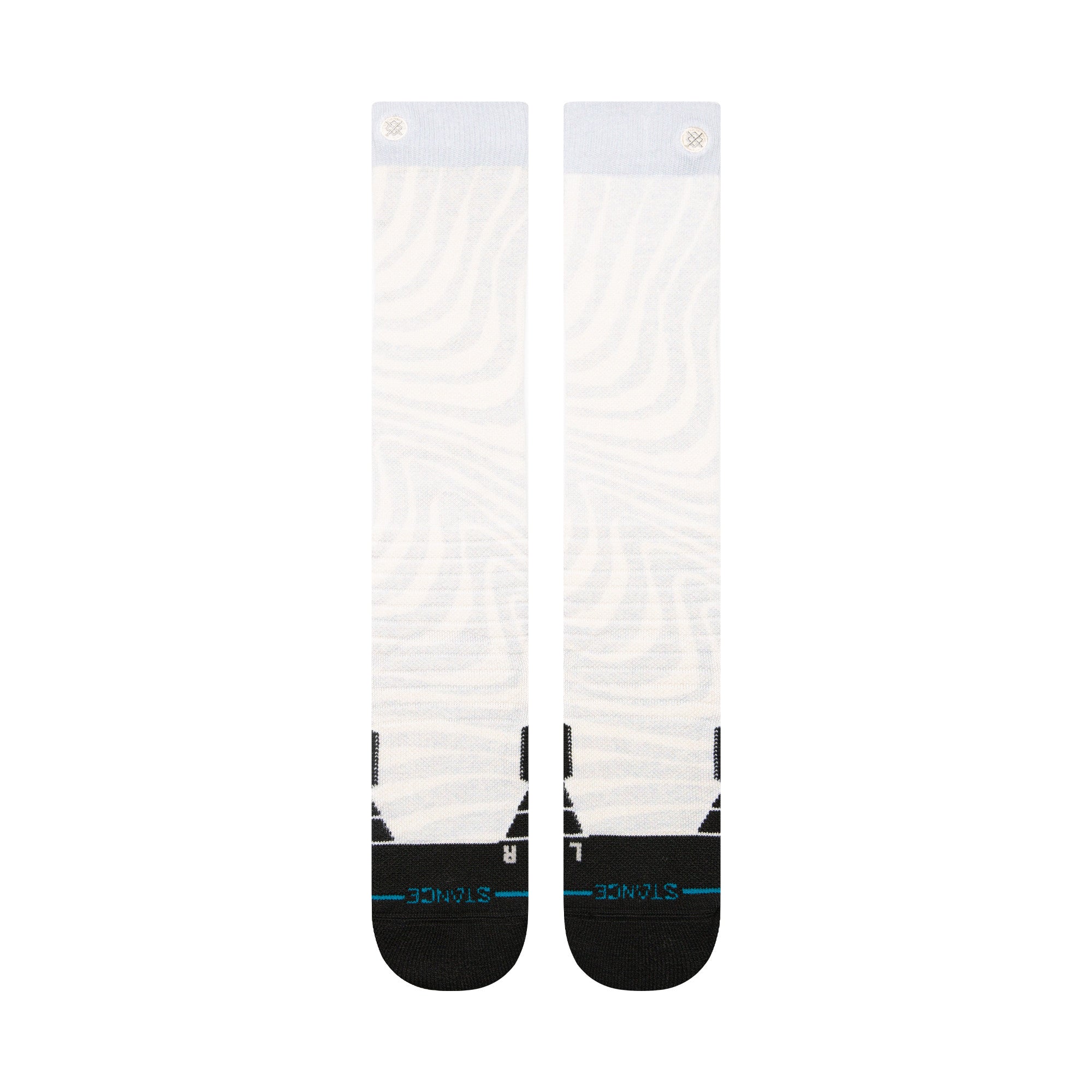 Stance Directions Mid Poly Snow Sock in Grey 2025