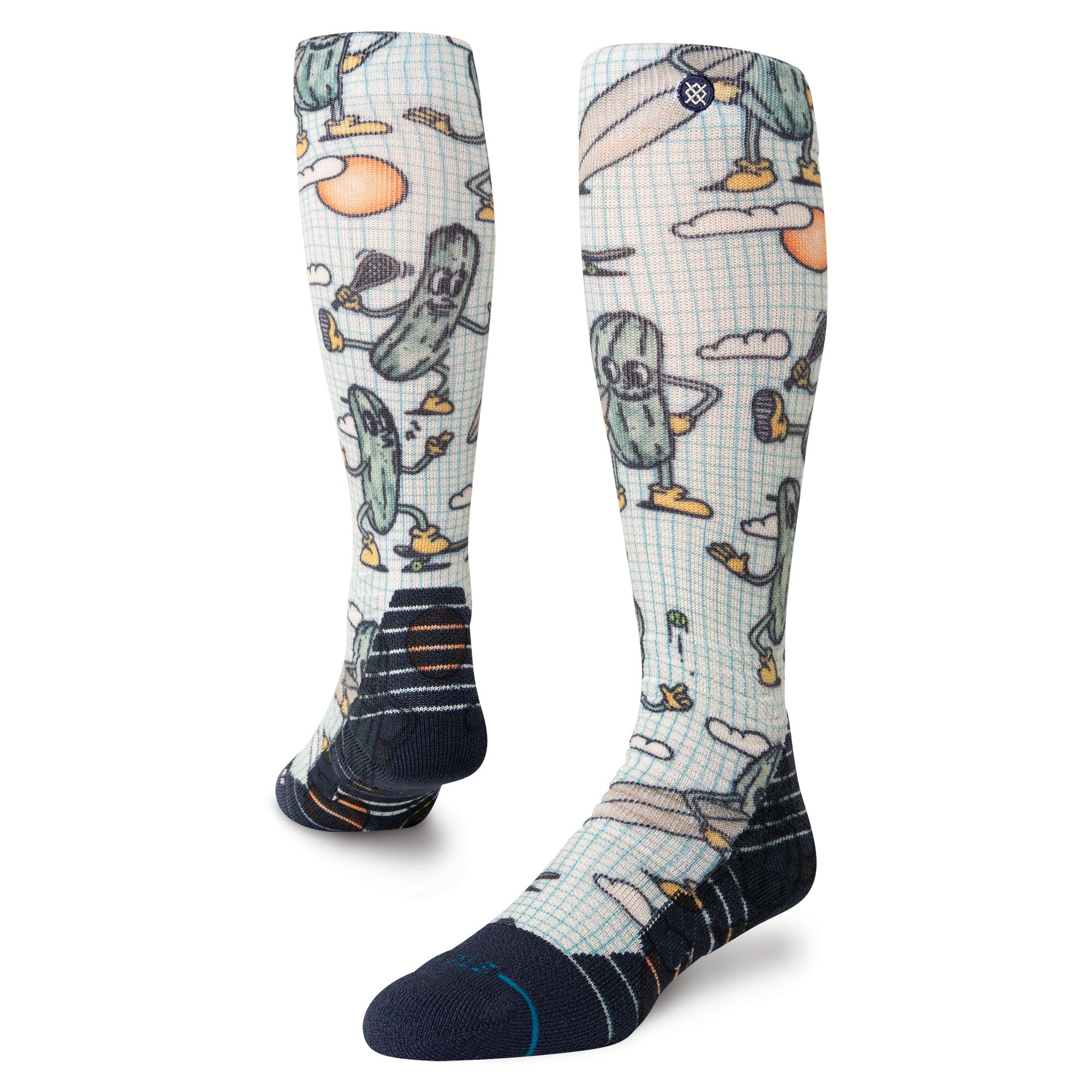 Stance Feeling Pickled Mid Poly Snow Sock in Multi 2025