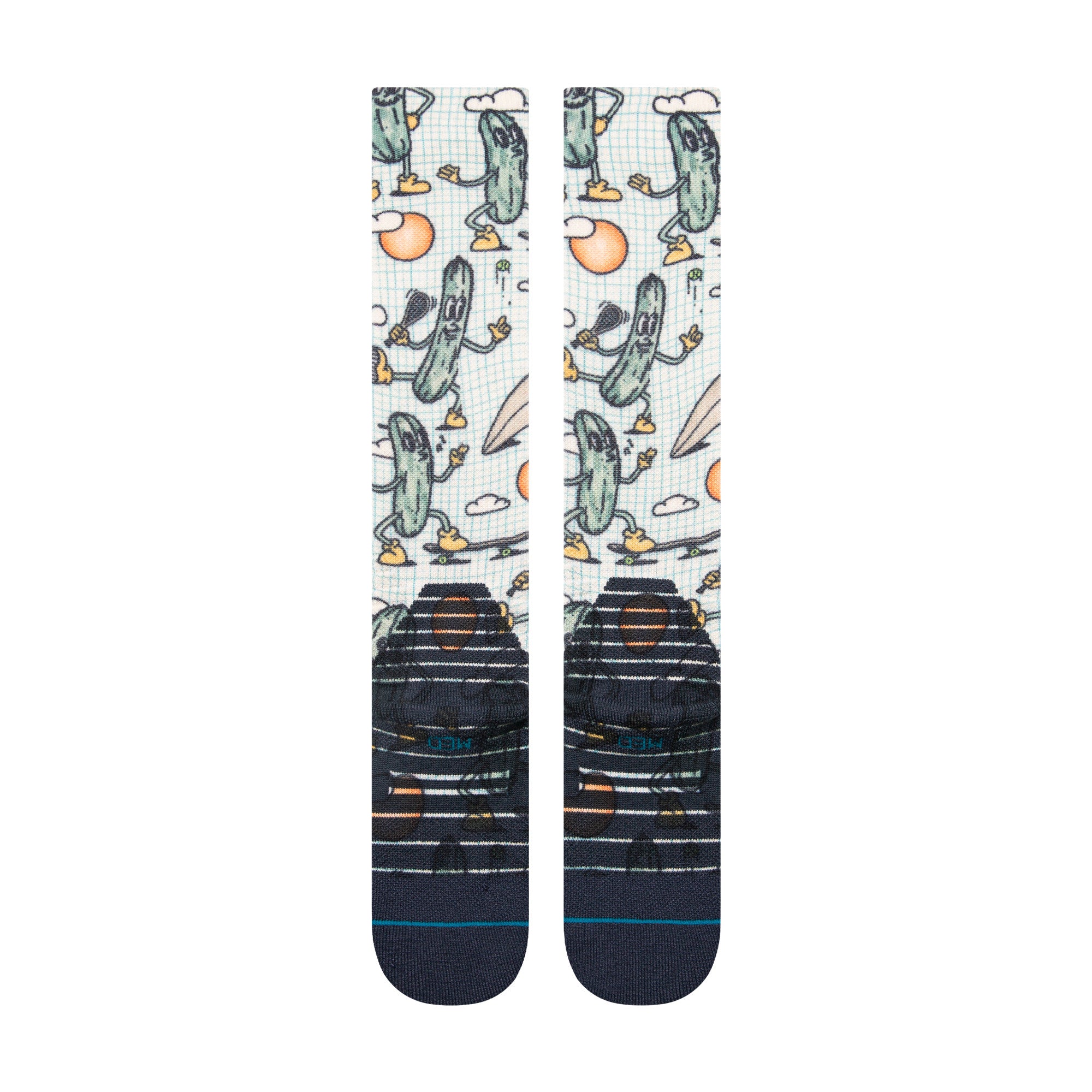 Stance Feeling Pickled Mid Poly Snow Sock in Multi 2025