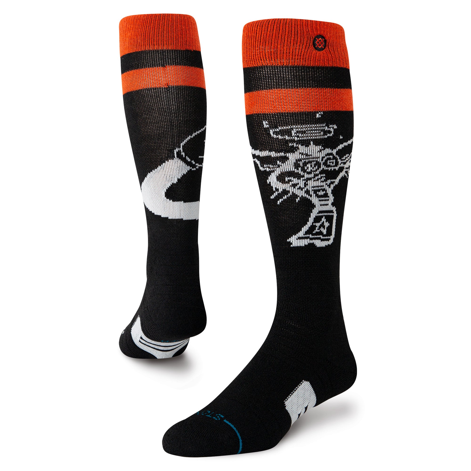 Stance Jill Perkins Snow Sock in Black 2025