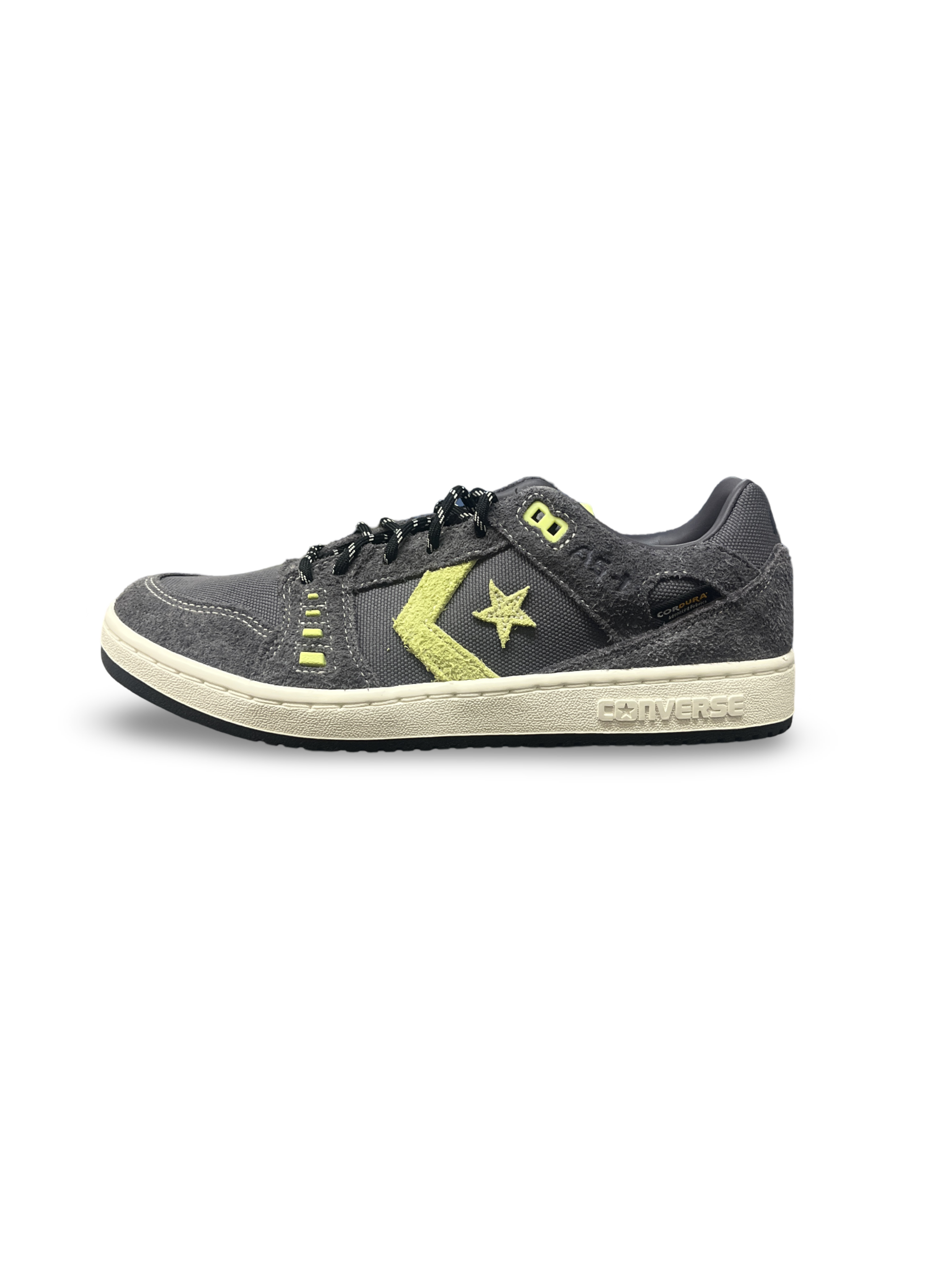 Converse AS-1 Pro Ox Skate Shoe in Plum Cove Black and Citron Yellow