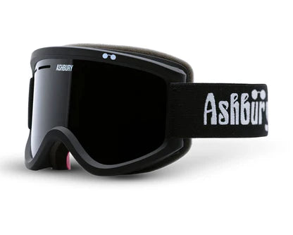 Ashbury Warlock Snow Goggle with a OG Black Frame and a Dark Smoke Lens and a Spare Yellow Lens 2025