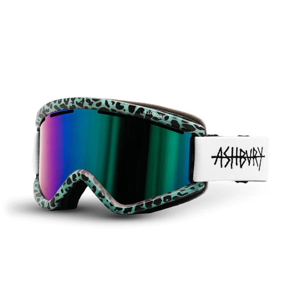 Ashbury Blackbird Snow Goggle with a Strella Frame and a Teal Mirror Lens and a Spare Yellow Lens 2025