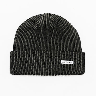 Autumn Cord Beanie in Black 2024 - M I L O S P O R T