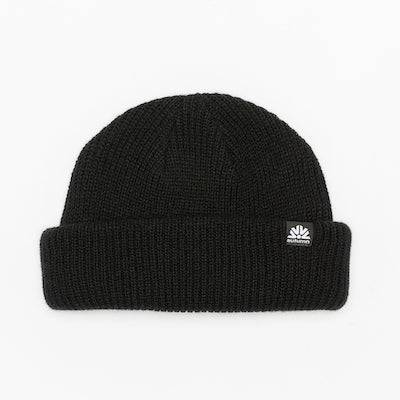 Autumn Double Roll  Beanie in Black 2024 - M I L O S P O R T