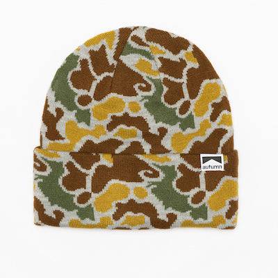 Autumn Duck Camo Beanie in Grey 2024 - M I L O S P O R T