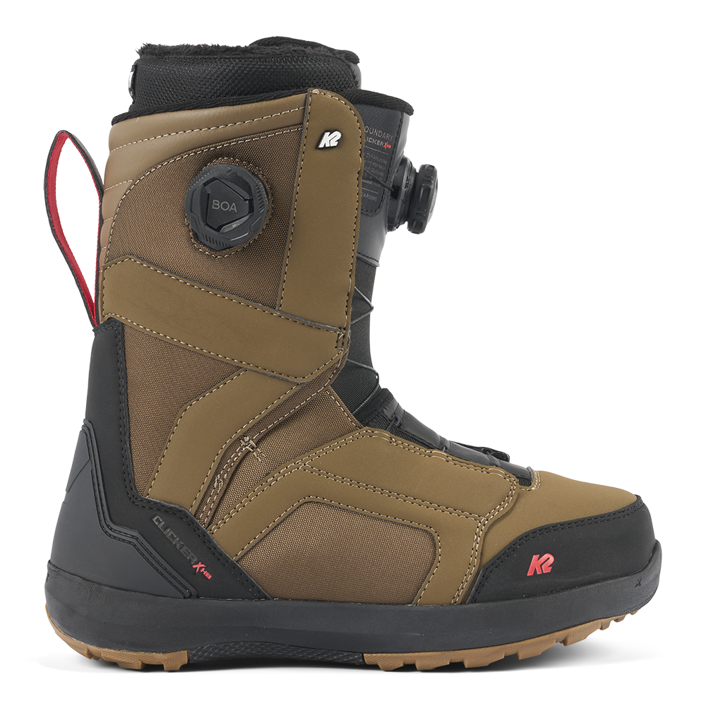 K2 Boundary Clicker X Hb Step In Snowboard Boots in Brown 2024 - M I L O S P O R T