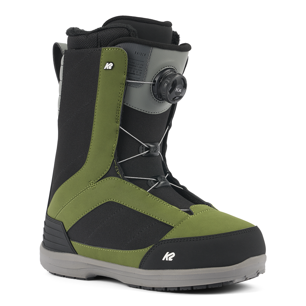 K2 Raider Snowboard Boots in Moss 2024 - M I L O S P O R T