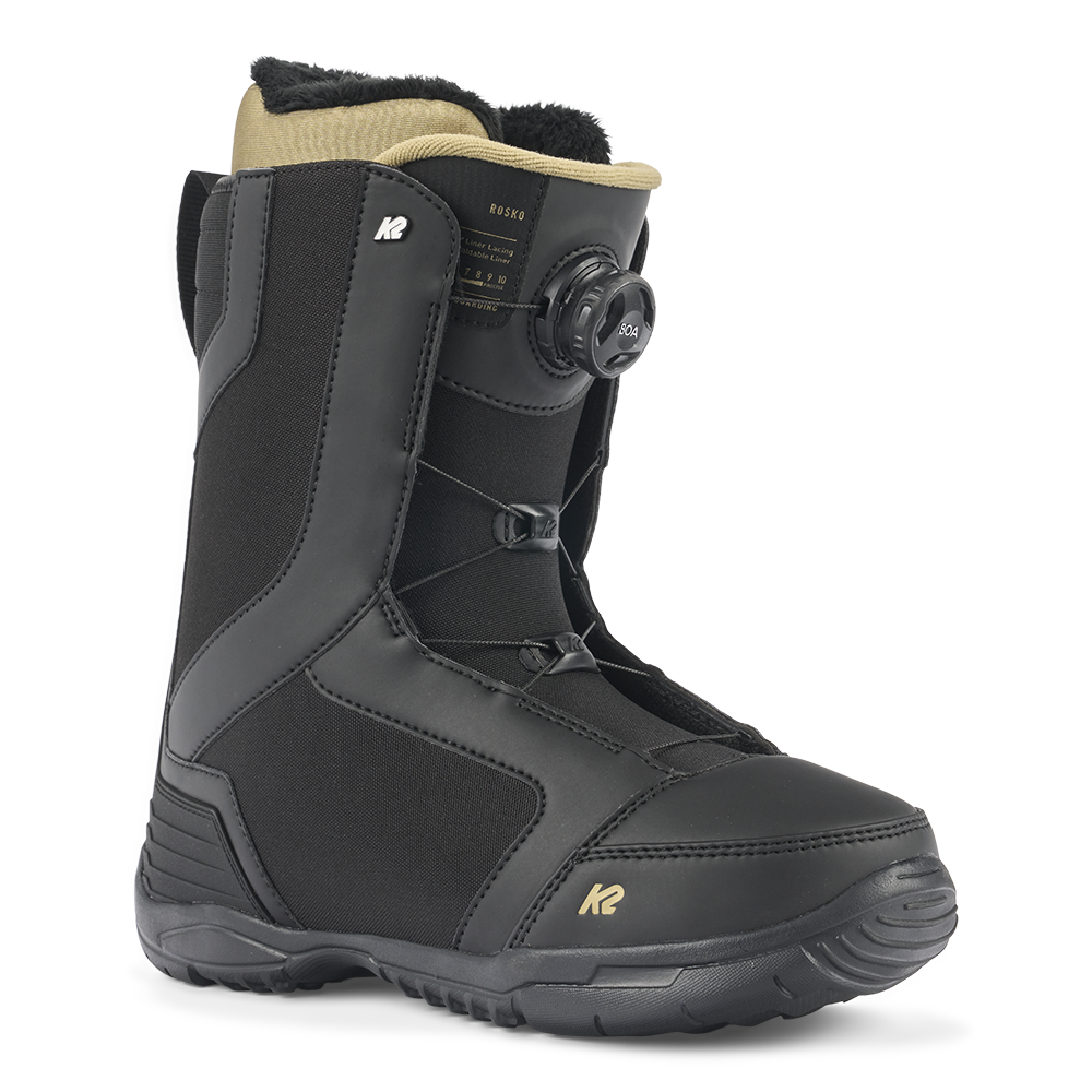 K2 Rosko Snowboard Boots in Black 2024 - M I L O S P O R T