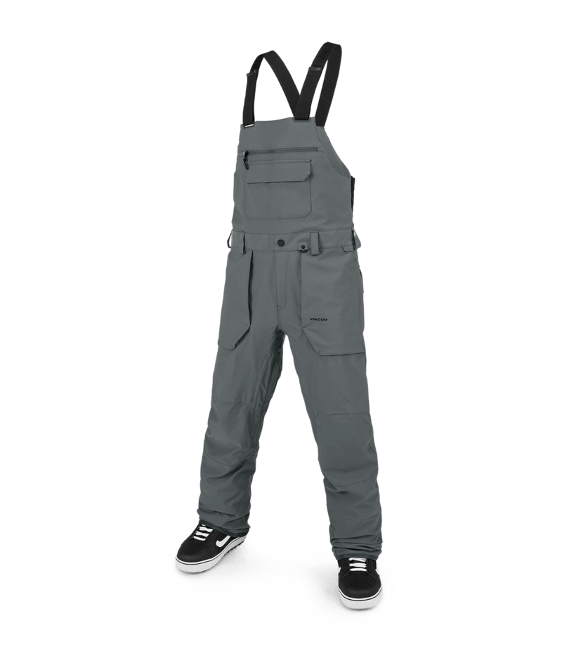 Volcom Roan Bib Snow Pant in Dark Grey 2024 - M I L O S P O R T