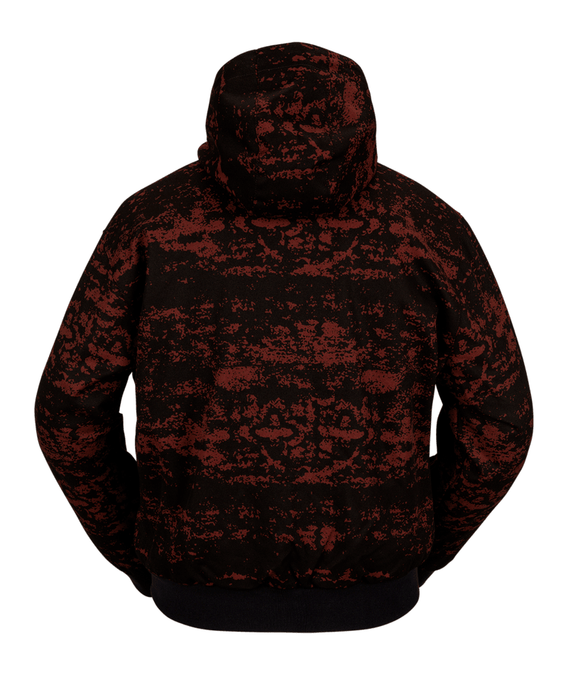 Volcom Dustbox Snow Jacket in Maroon Camo 2024 - M I L O S P O R T