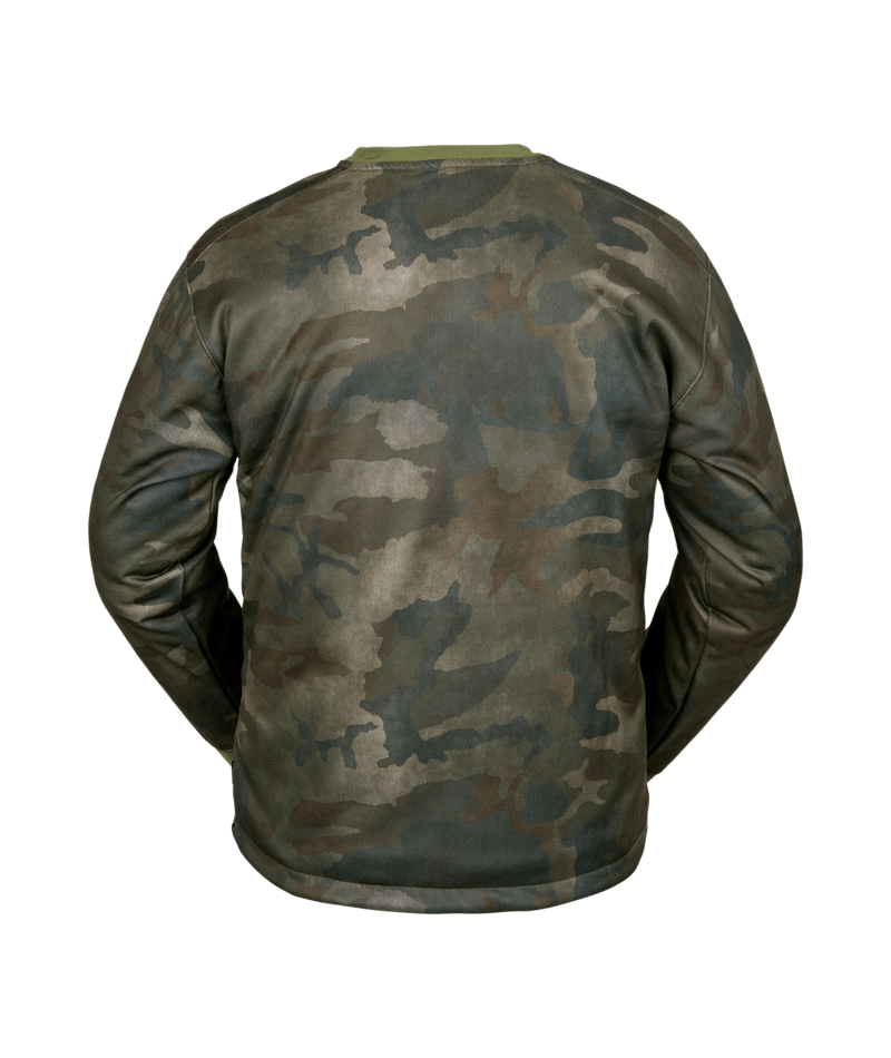 Volcom Hydro Riding Crew Sweatshirt in Cloudwash Camo 2024 - M I L O S P O R T