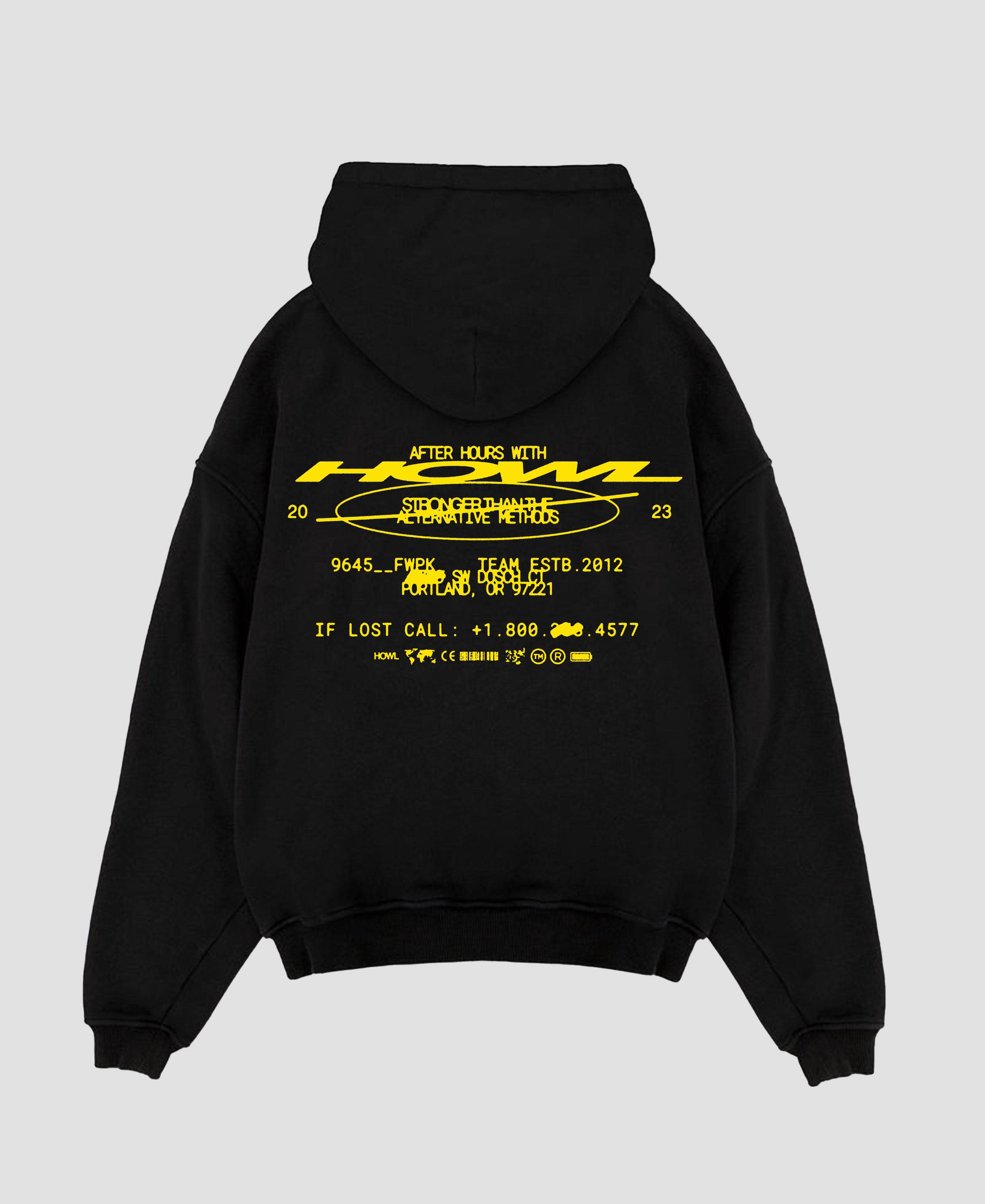 Howl Tech Hoody in Black 2024 - M I L O S P O R T