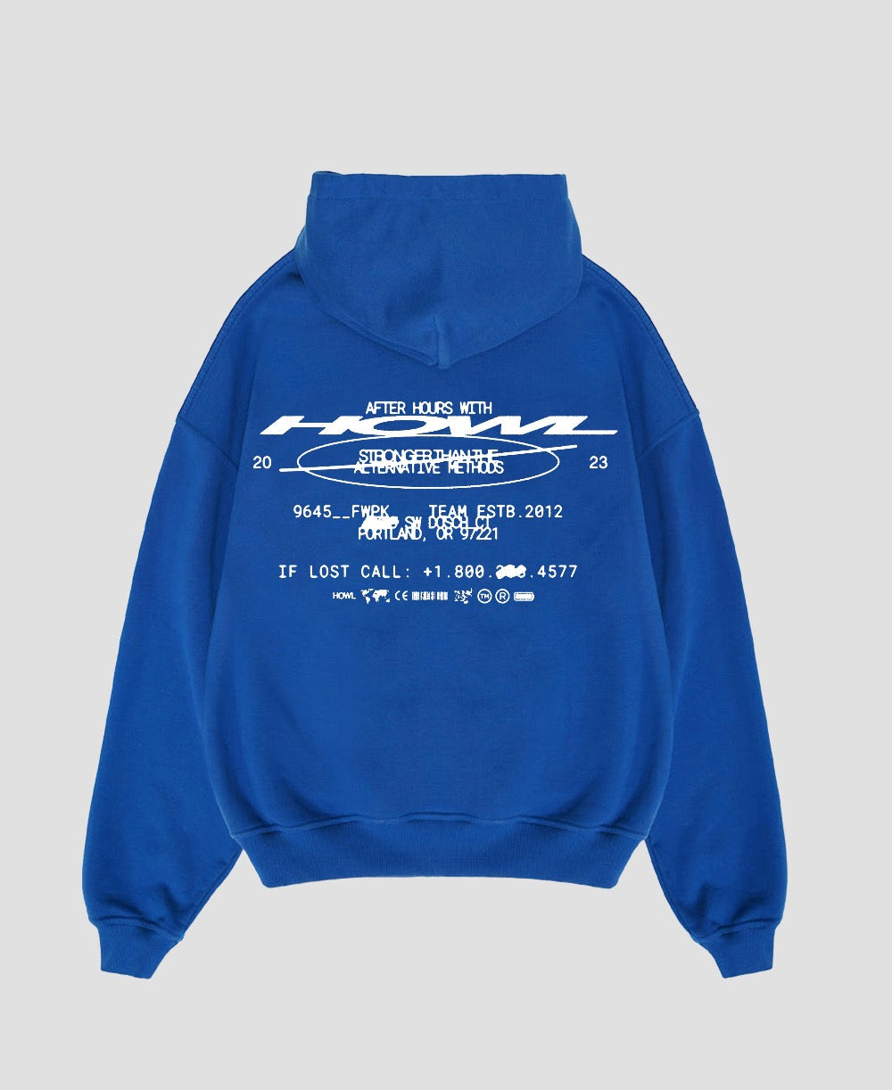 Howl Tech Hoody in Blue 2024 - M I L O S P O R T