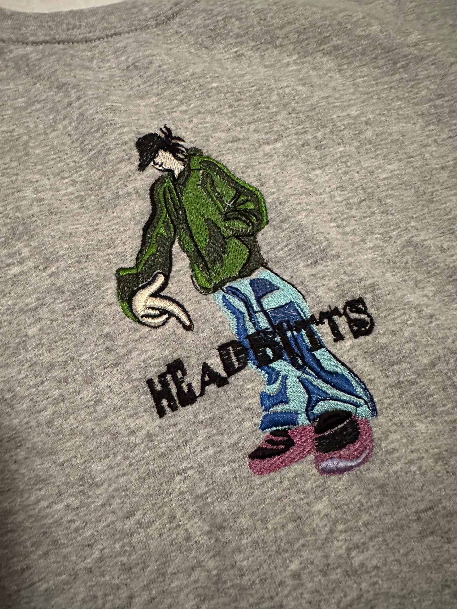 Headbutts 01 Embroidered Crewneck