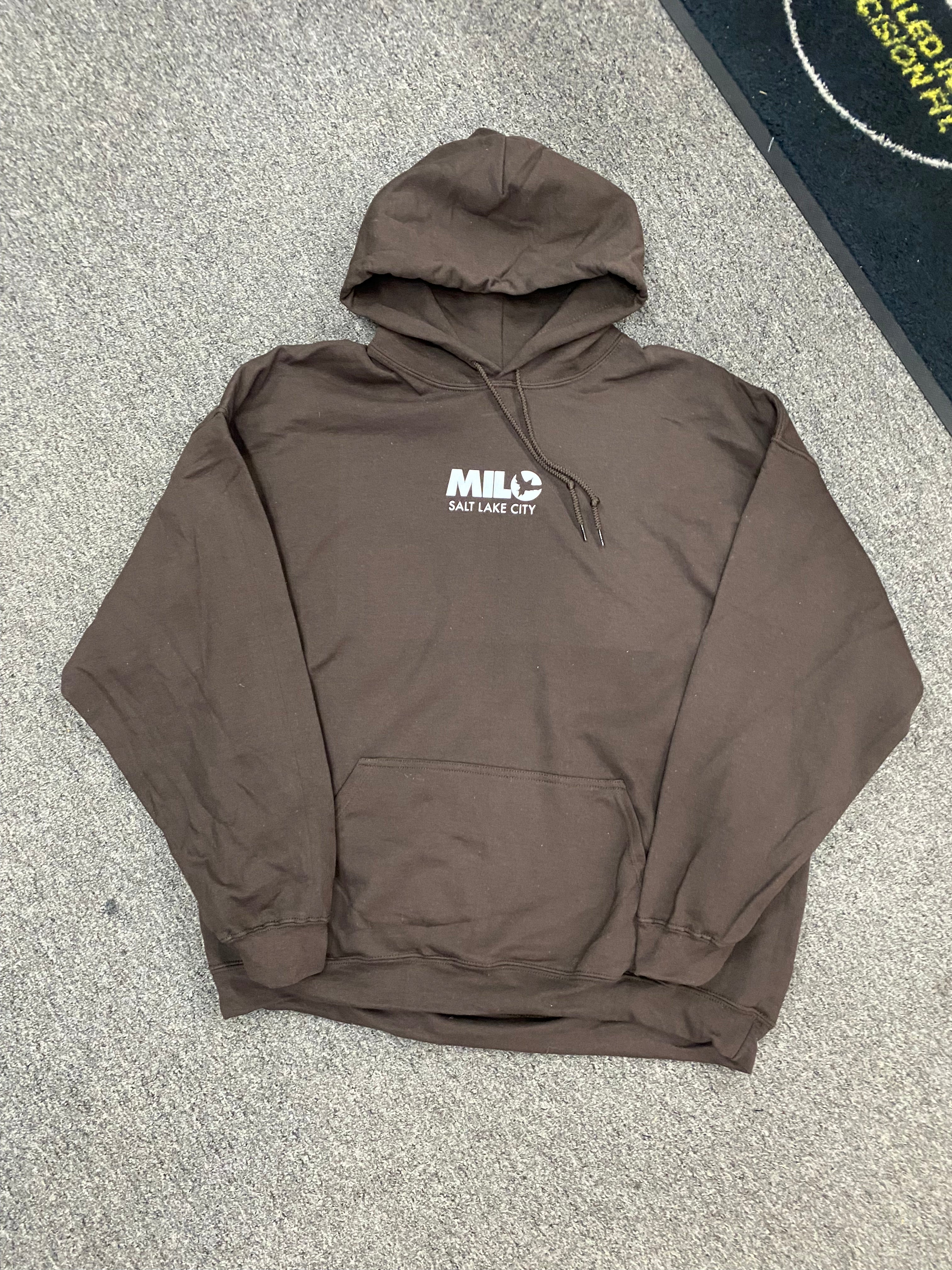 Milosport Club Hoodie in Brown