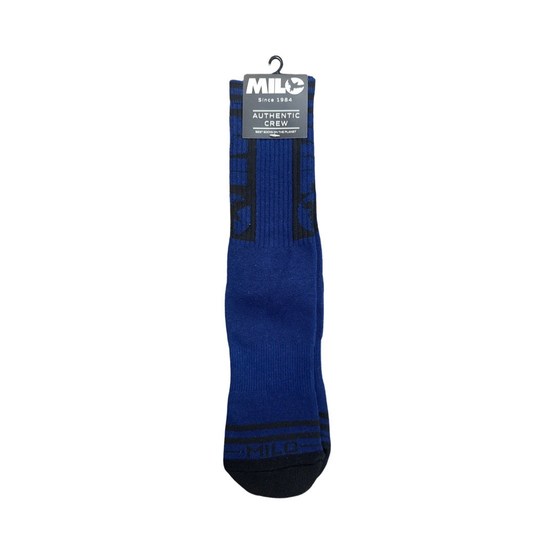 Milosport Block Logo Authentic Socks - M I L O S P O R T