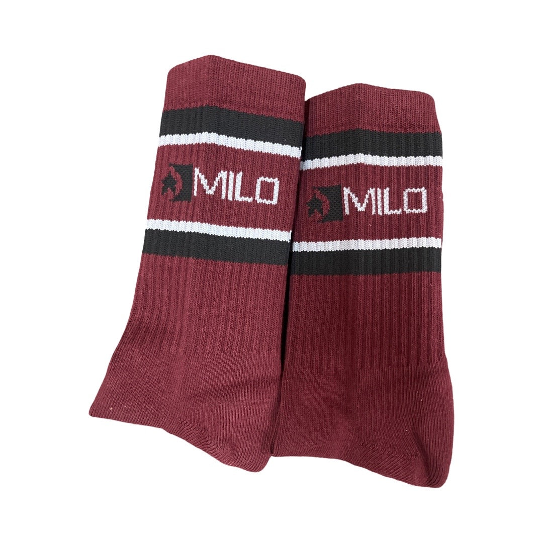 Milosport Flag Logo Authentic Socks - M I L O S P O R T