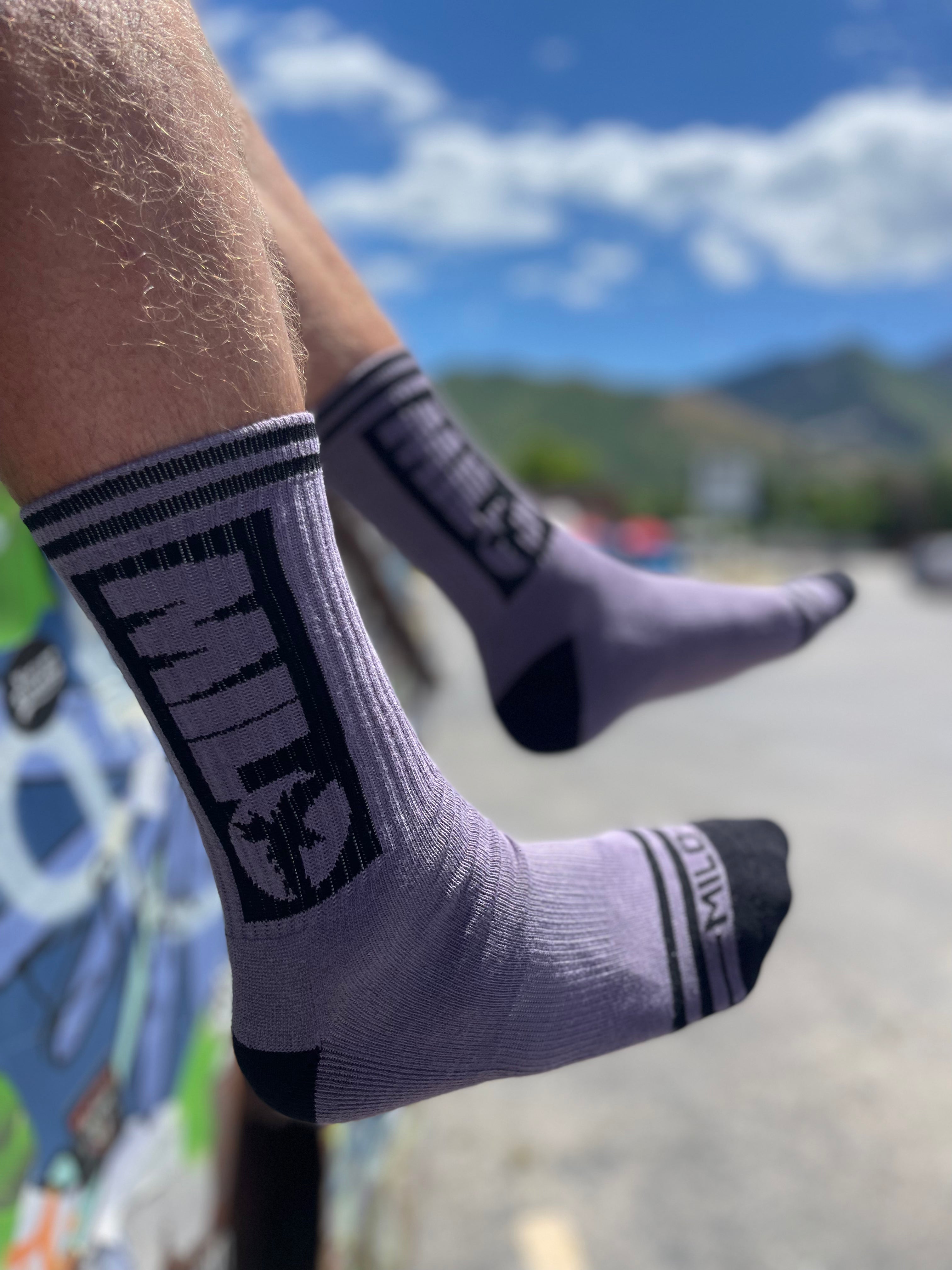 Milosport Block Logo Authentic Socks - M I L O S P O R T