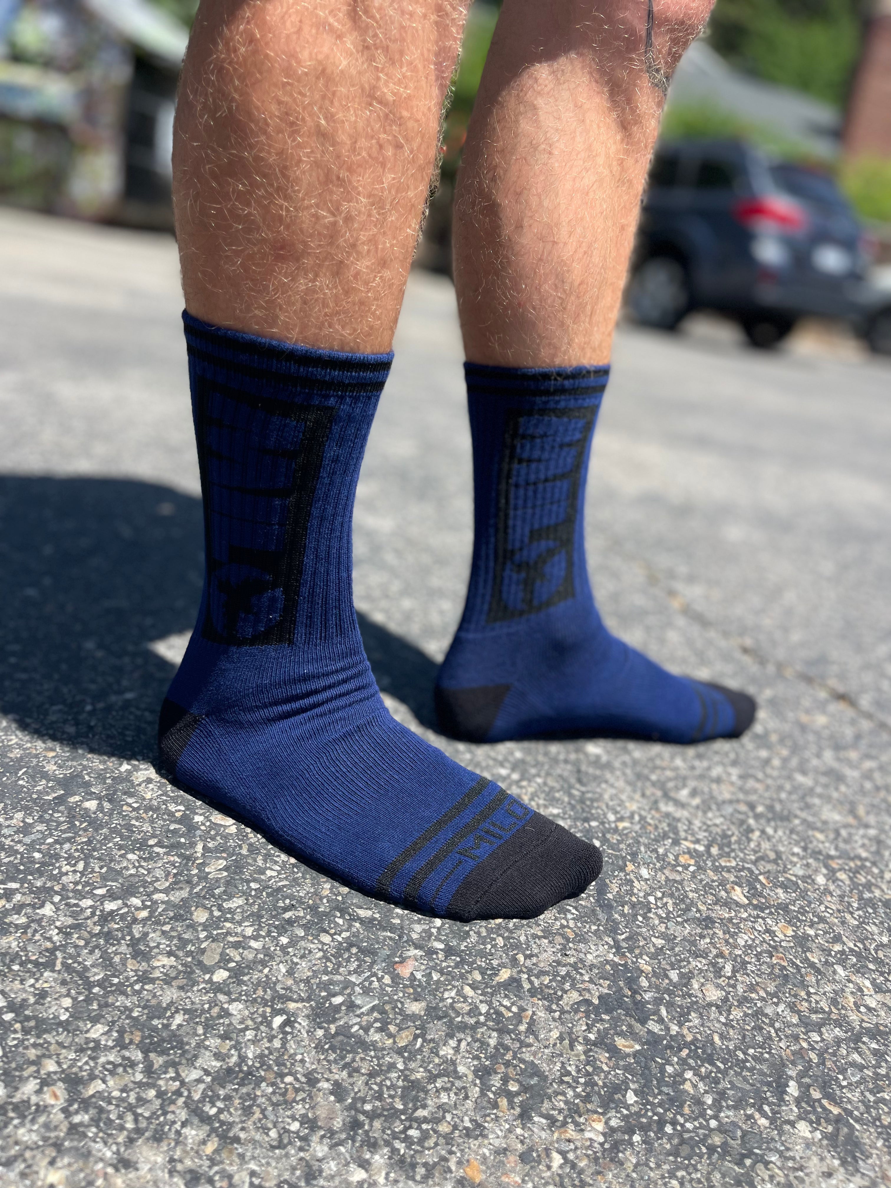 Milosport Block Logo Authentic Socks - M I L O S P O R T