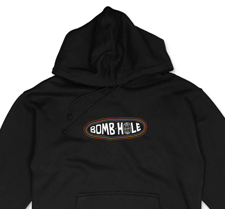 The Bomb Hole Rings Hoodie in Black