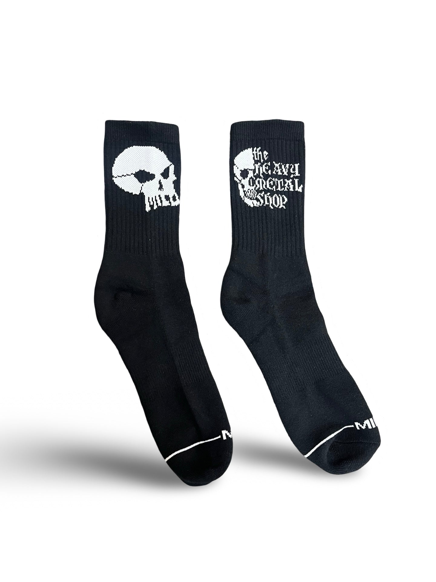 Milosport x Heavy Metal Shop Sock in Metal Black