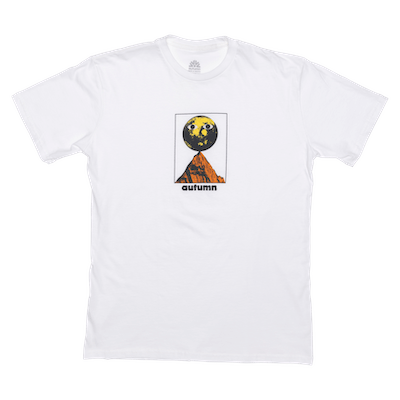 Autumn Moon Man T Shirt in White 2024 - M I L O S P O R T