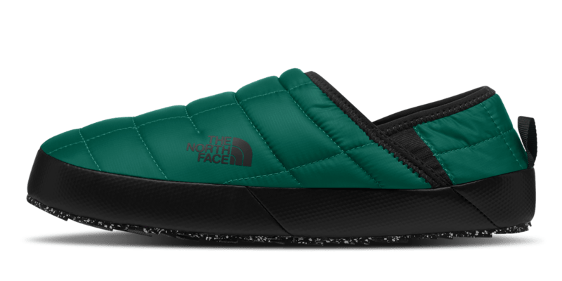 North Face Mens ThermoBall Traction Mule V Slippers in Evergreen and Black - M I L O S P O R T