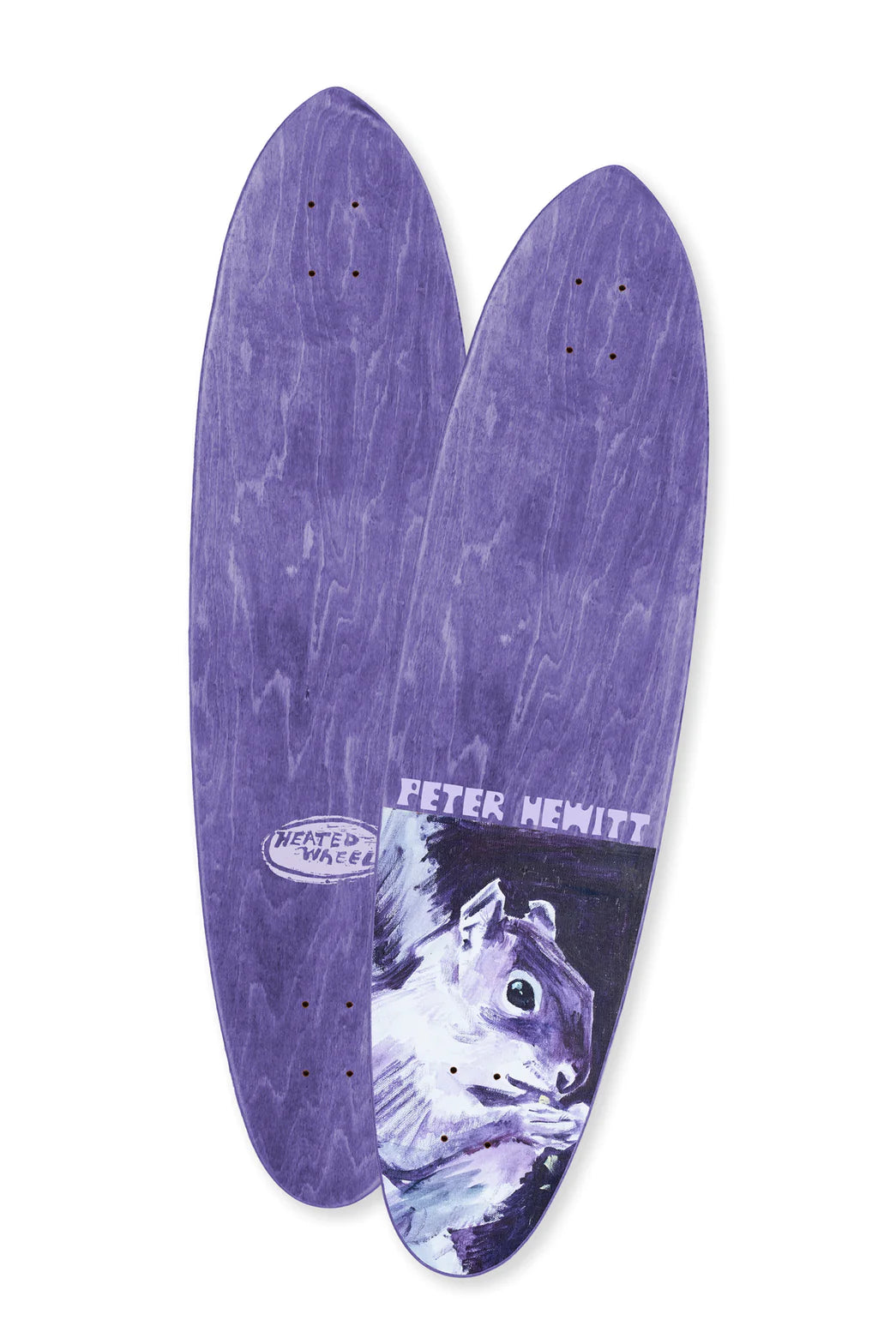 Heated Wheel Peter Hewitt Nut Cracker Polarizer Skateboard Deck - M I L O S P O R T