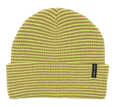 Autumn Stripe Beanie in Khaki 2024 - M I L O S P O R T