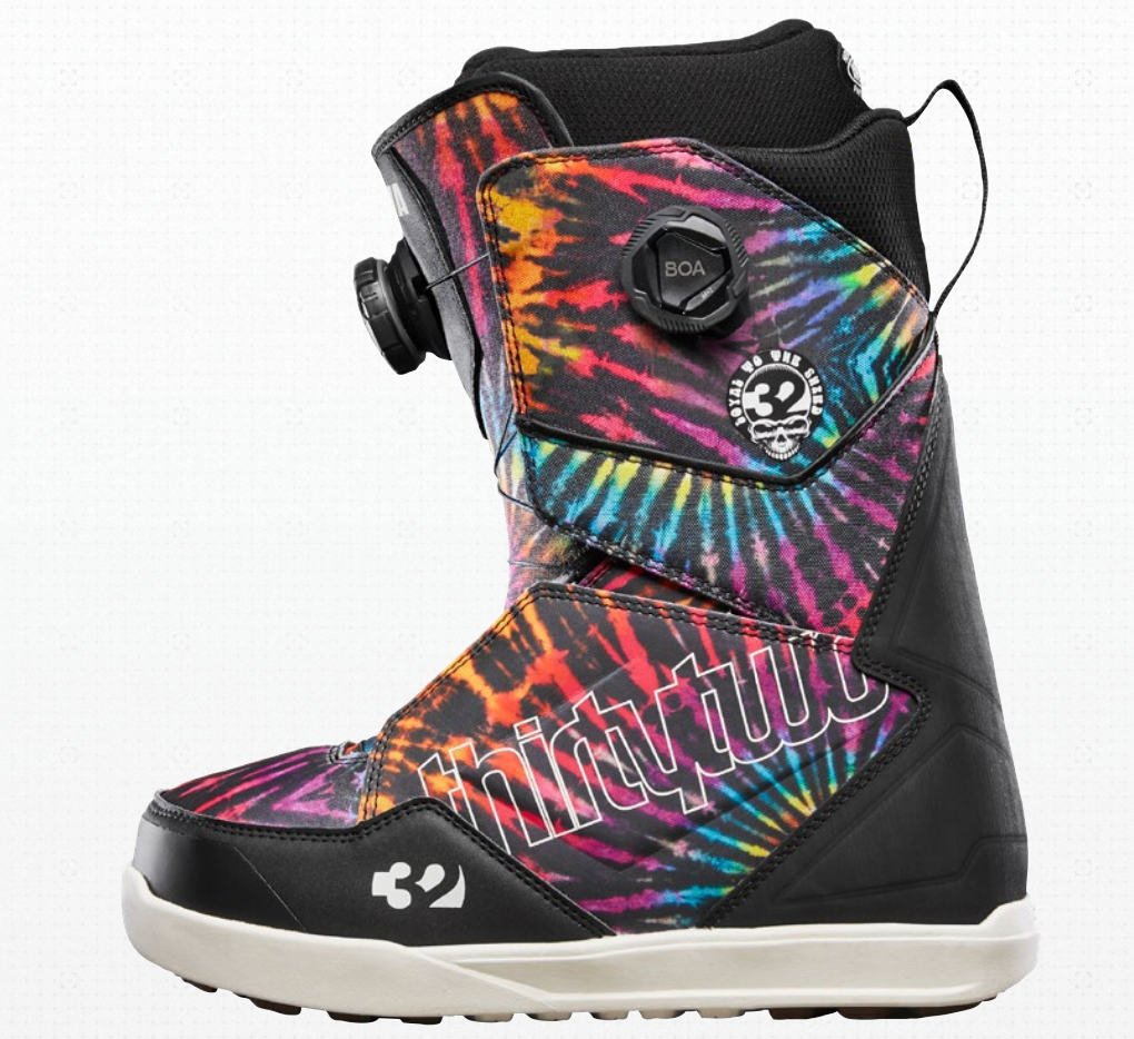 32 (Thirty Two) Lashed Double Boa Pat Fava Quick Strike Snowboard Boots in Black Print 2024 - M I L O S P O R T