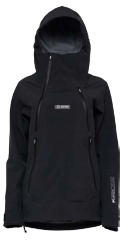 L1 Atlas Womens Snow Jacket in Black 2024 - M I L O S P O R T