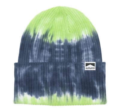 Autumn Tie Dye Split Beanie in Highlighter 2024 - M I L O S P O R T