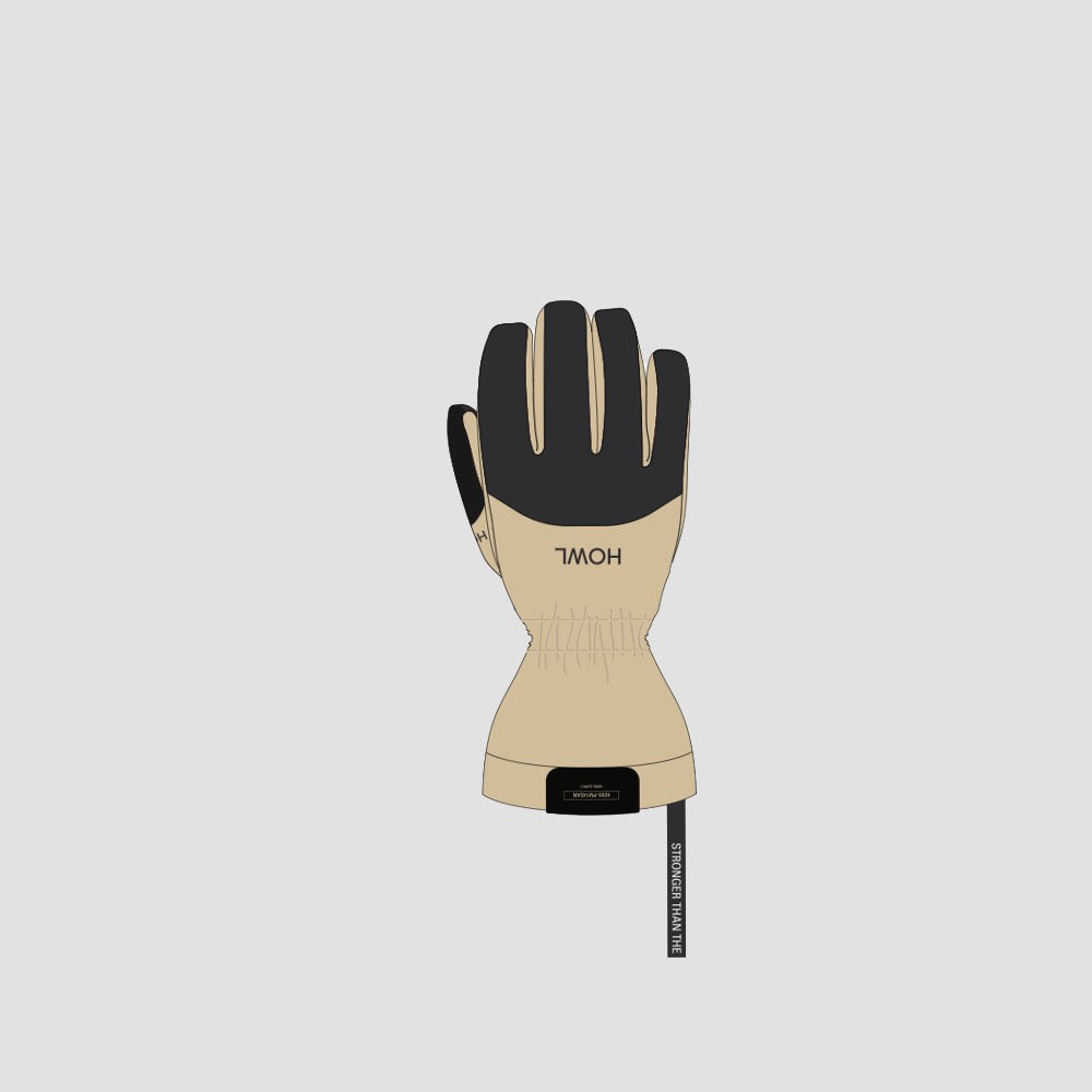 Howl Kuzyk Glove In Grey 2024 M I L O S P O R T   Tan 