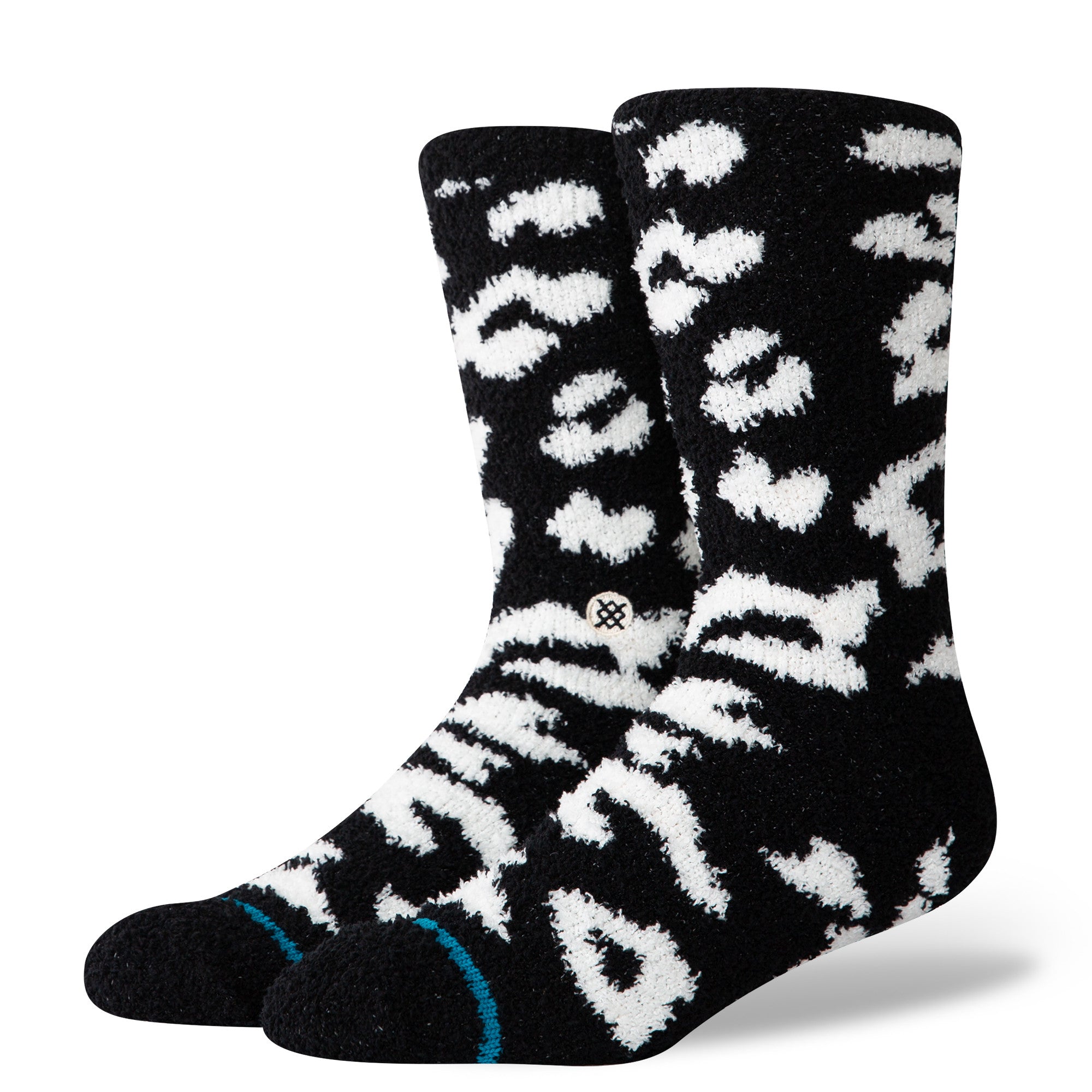 Stance Purrfect Crew Socks in Black