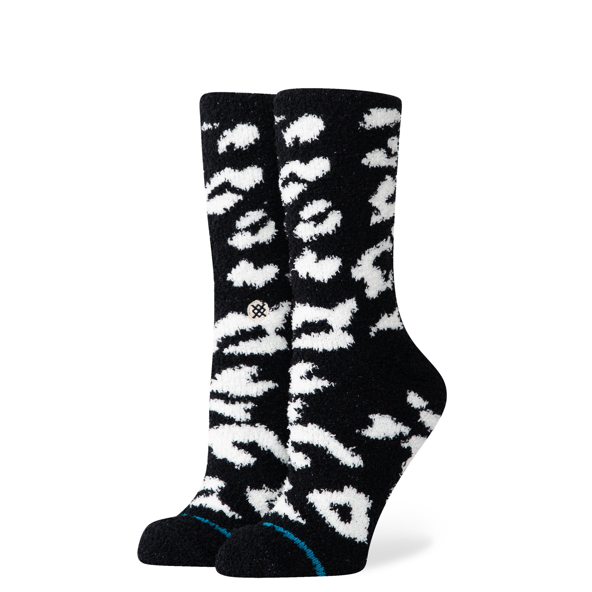 Stance Purrfect Crew Socks in Black