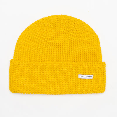 Autumn Waffle Beanie in Butterscotch 2024 - M I L O S P O R T