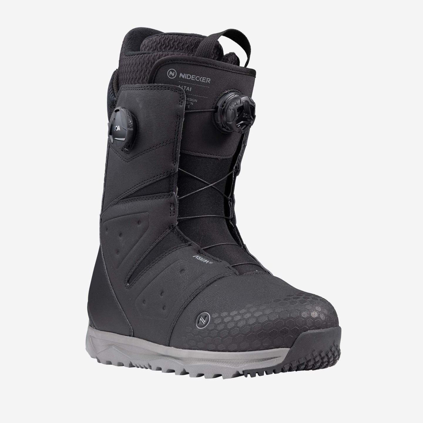 Nidecke Altai Boa Snowboard Boot in Black 2025 - M I L O S P O R T