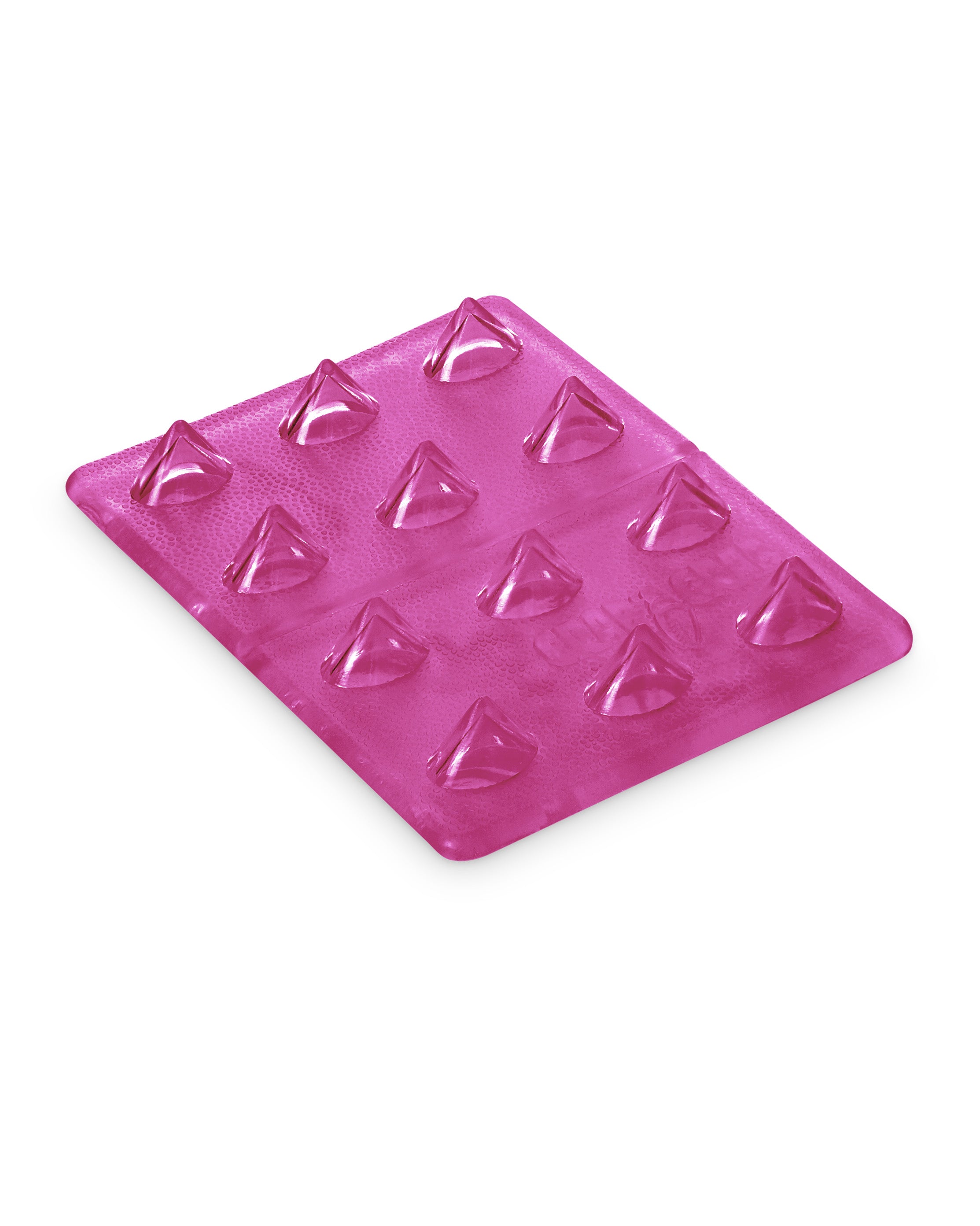 Crab Grab Mini Shark Teeth Traction Stomp Pad in Clear Pink 2025