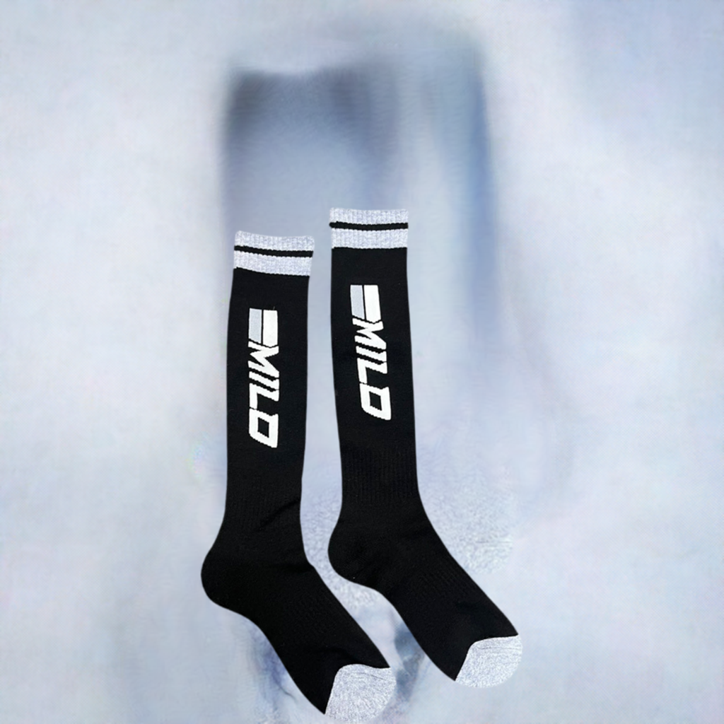 Milosport Authentic Snow Sock in Black and White