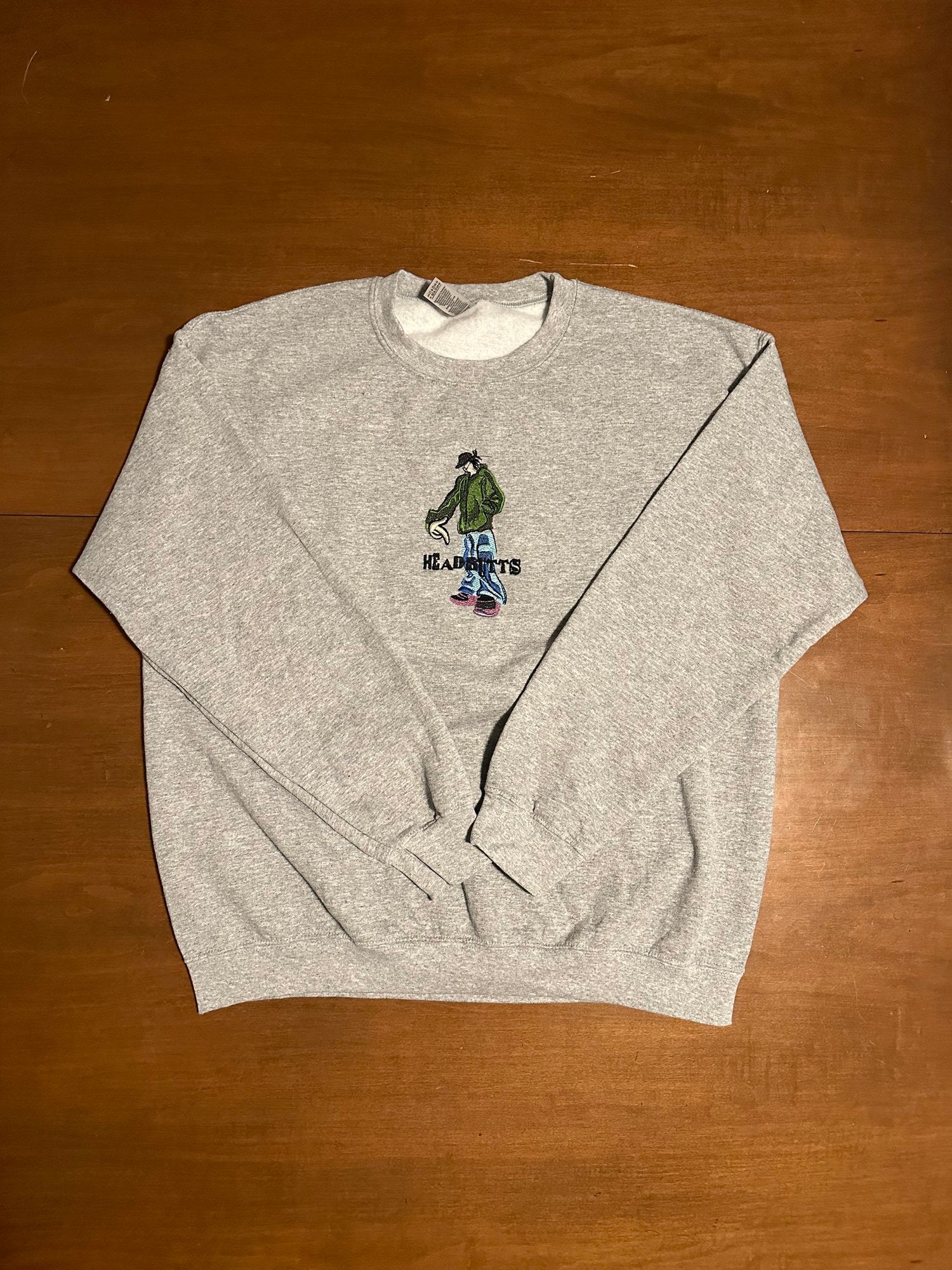 Headbutts 01 Embroidered Crewneck