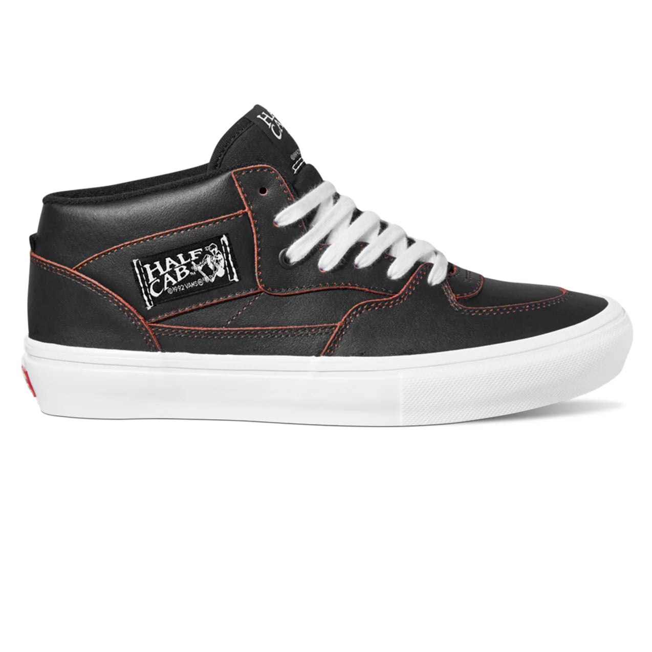 Vans Skate Half Cab in Wear-Away Black and Orange - M I L O S P O R T